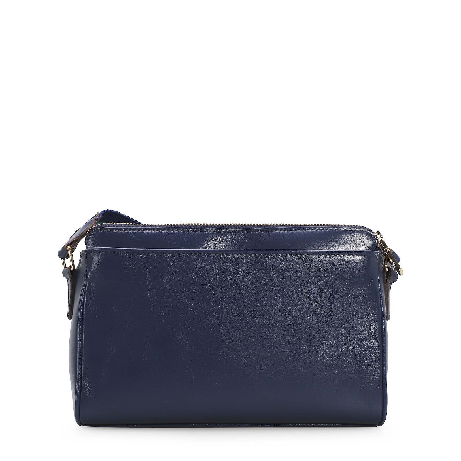 Bolsa Transversal Agnes Couro Marine