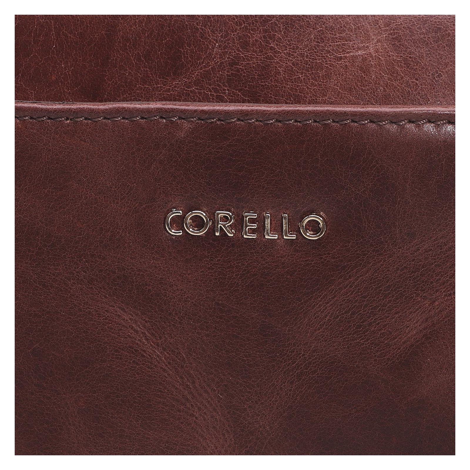 Bolsa Transversal Agnes Couro Marrom