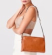 Bolsa Transversal Agnes Couro Marrom - imagem 2