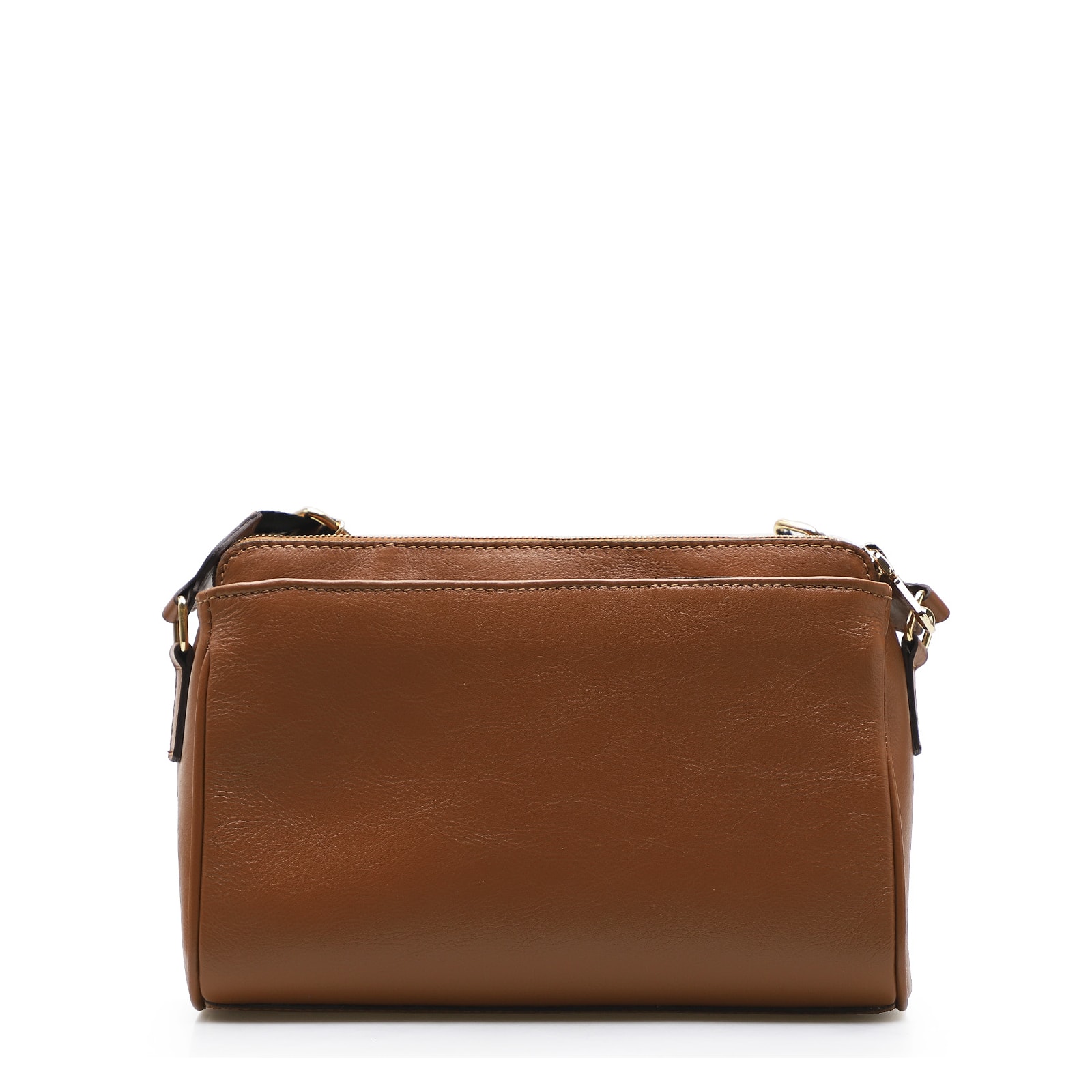 Bolsa Transversal Agnes Couro Marrom