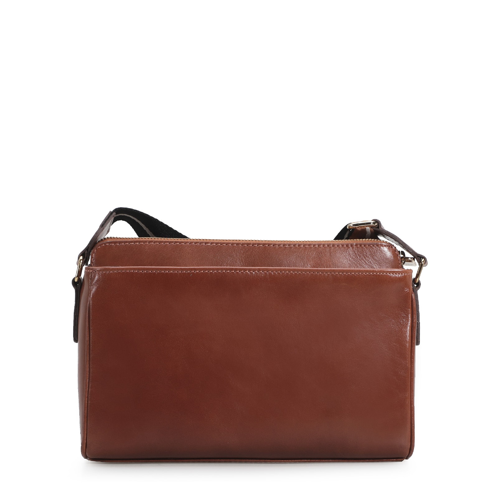 Bolsa Transversal Agnes Couro Marrom