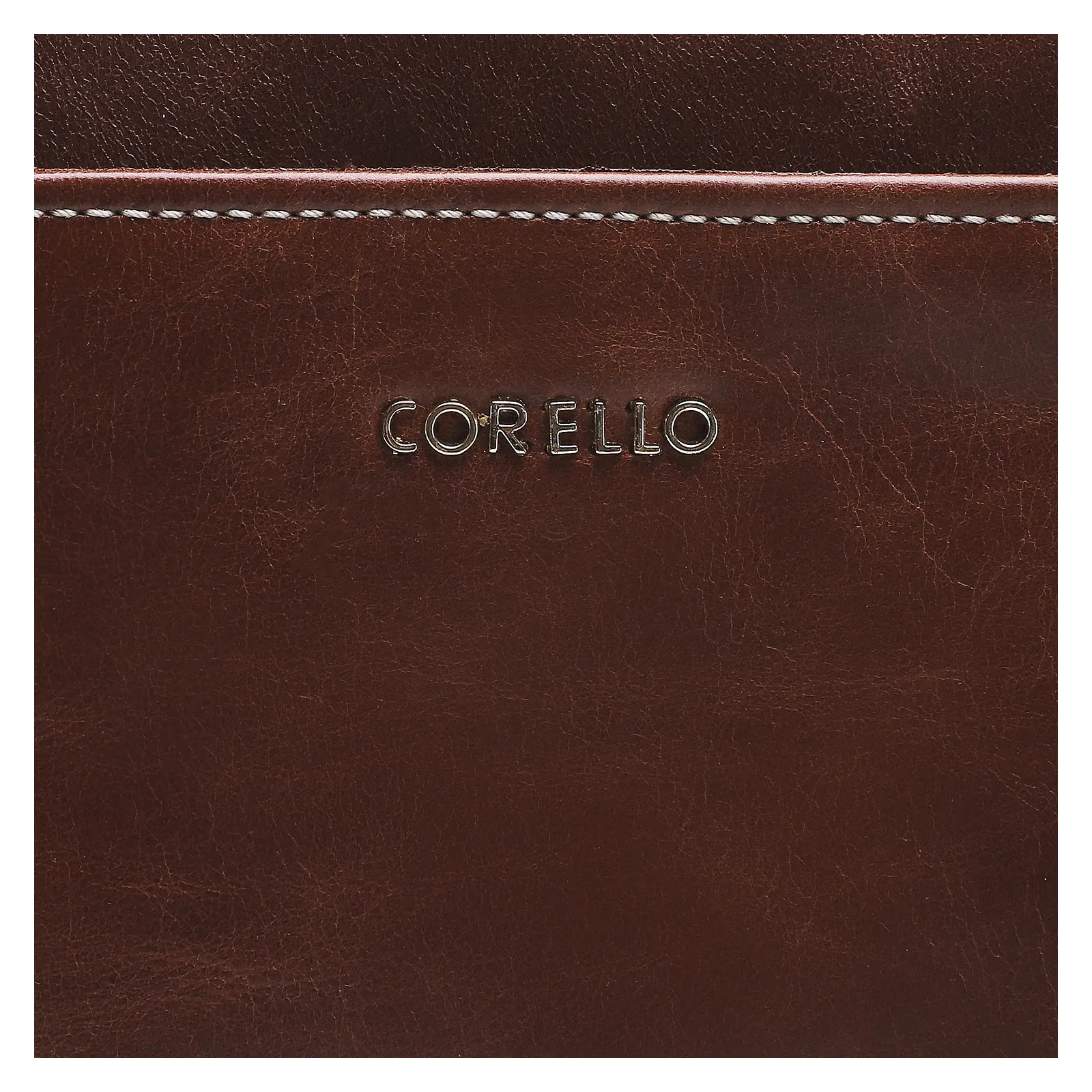 Bolsa Transversal Agnes Couro Marrom Escuro