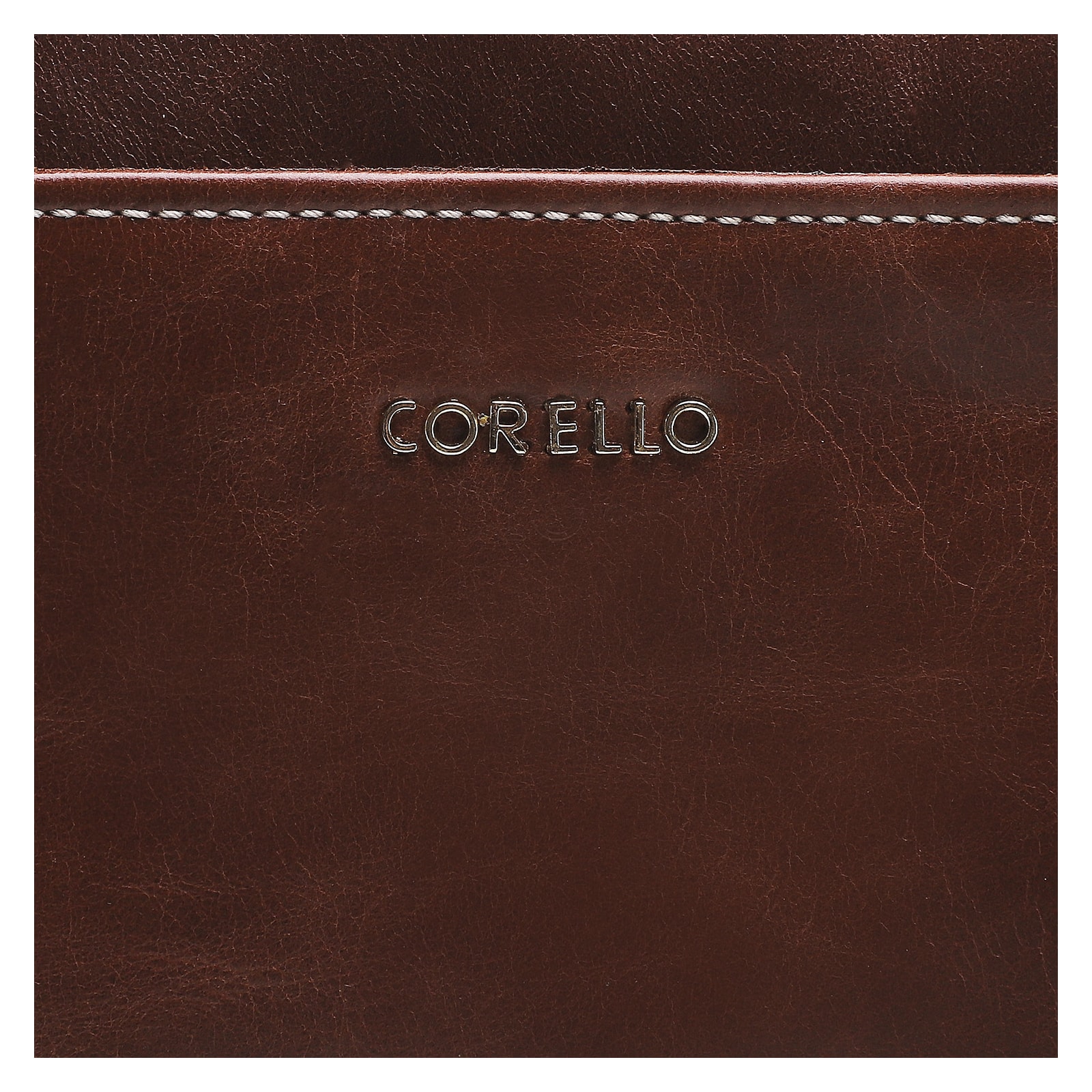 Bolsa Transversal Agnes Couro Marrom Escuro