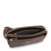 Bolsa Transversal Agnes Couro Marrom Escuro - imagem 4