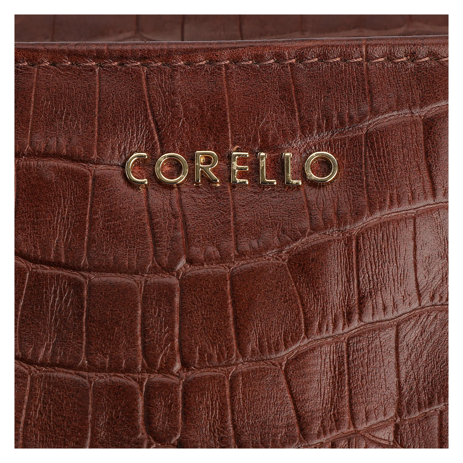 Bolsa Transversal Agnes Couro Marrom Escuro