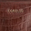 Bolsa Transversal Agnes Couro Marrom Escuro - imagem 5