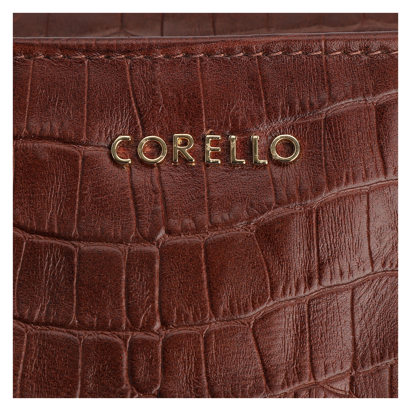 Bolsa Transversal Agnes Couro Marrom Escuro