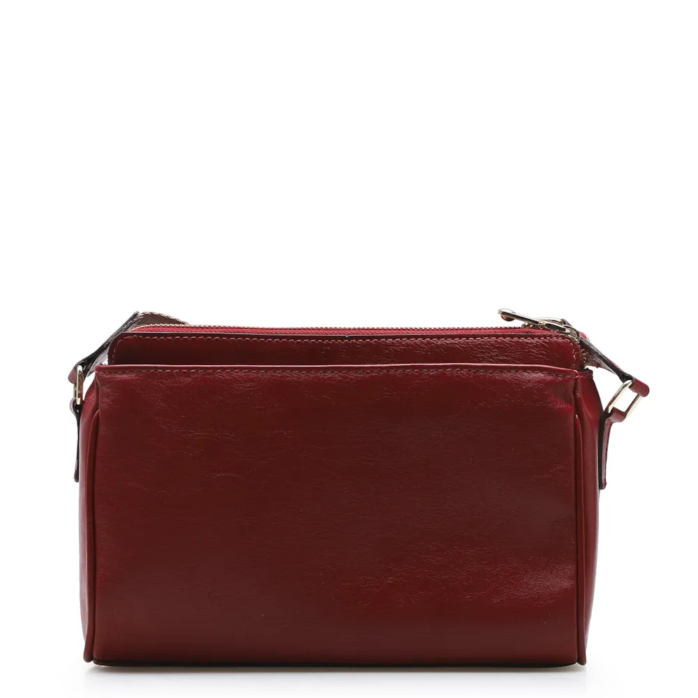 Bolsa Transversal Agnes Couro New Floater Vermelho - imagem 3