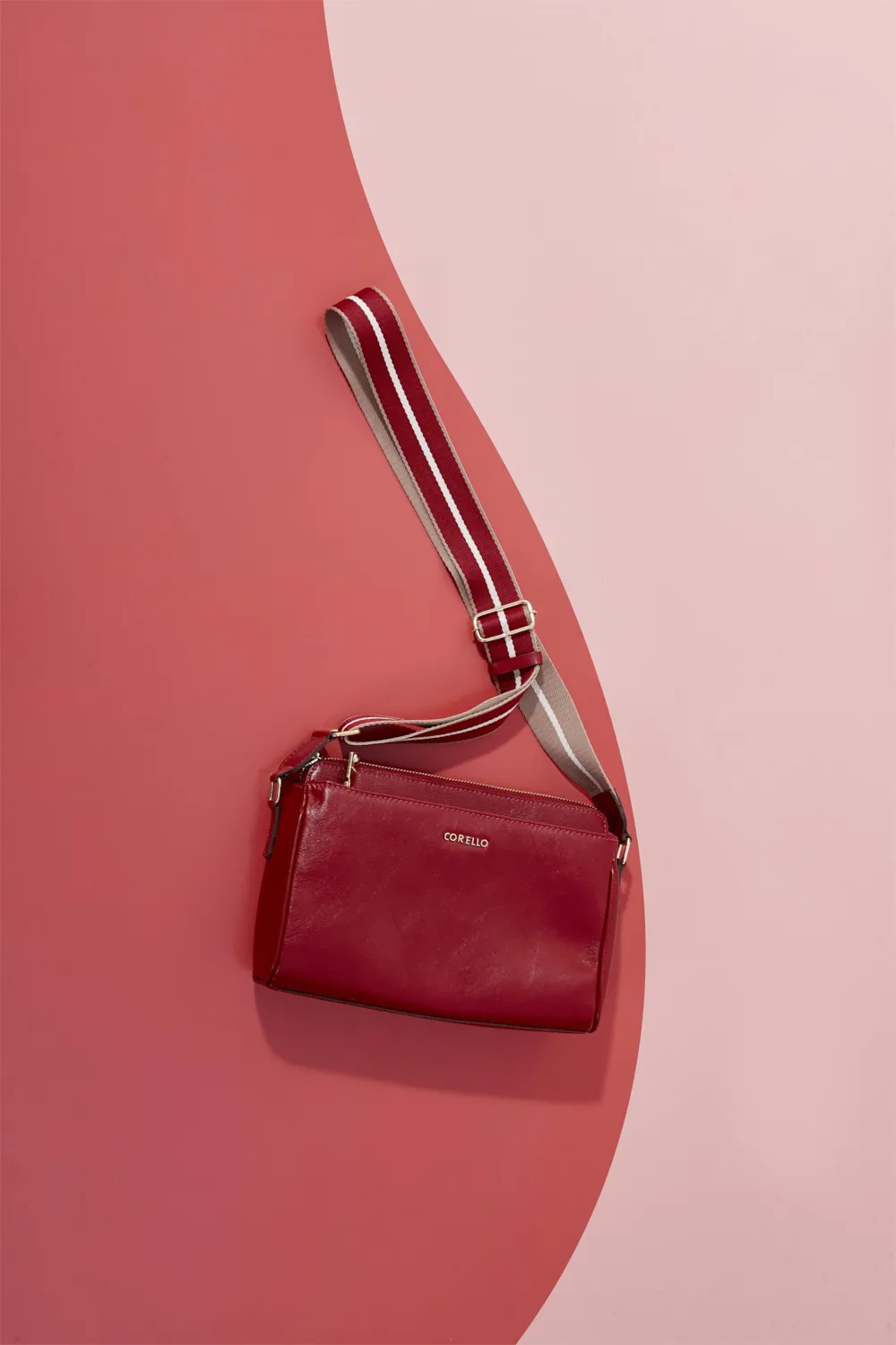 Bolsa Transversal Agnes Couro New Floater Vermelho - imagem 6