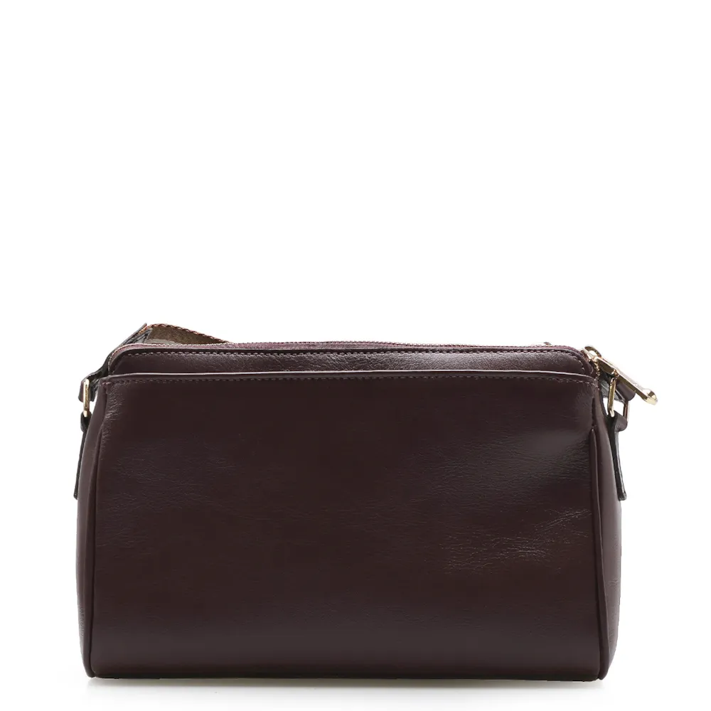 Bolsa Transversal Agnes Couro New Floater Vinho - imagem 3