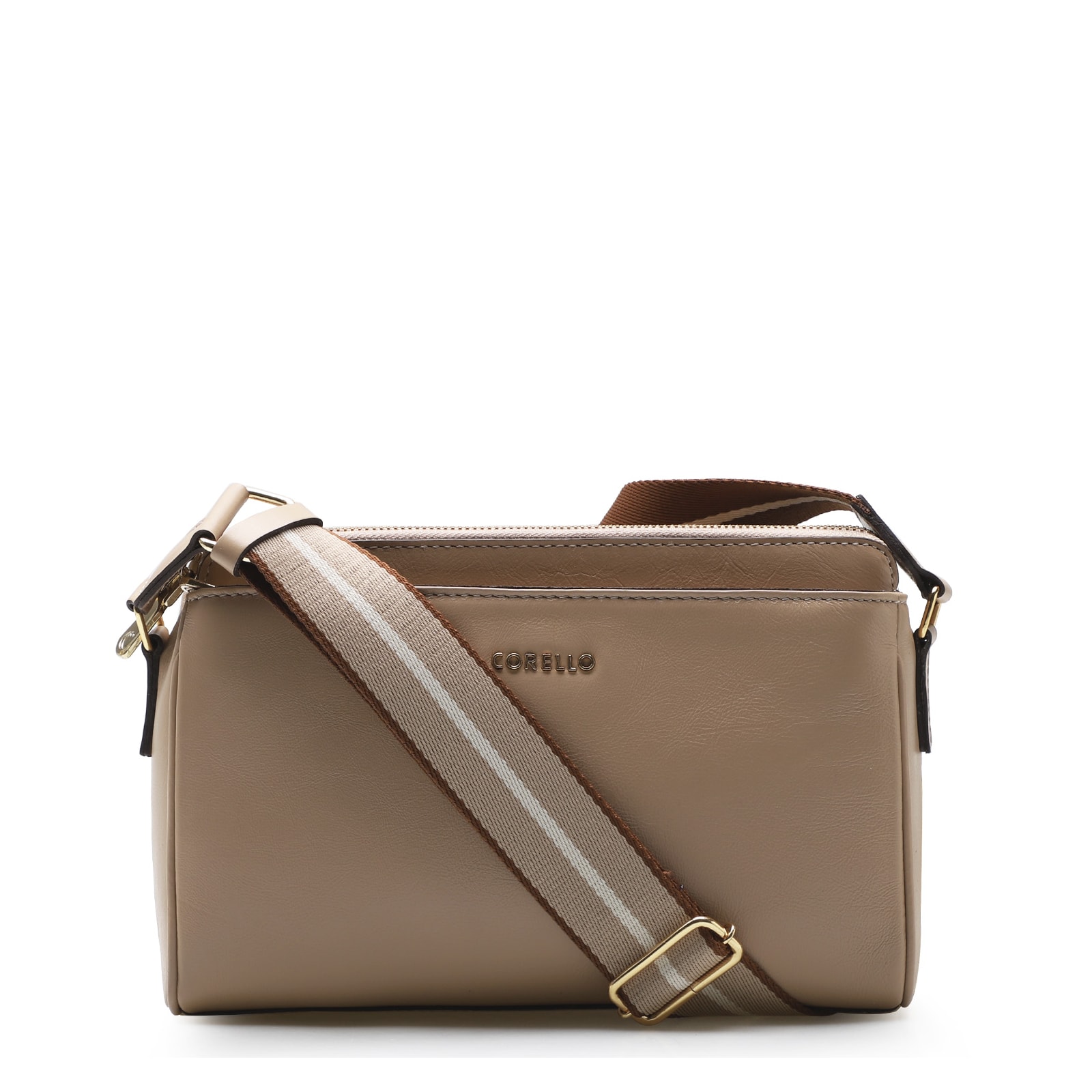 Bolsa Transversal Agnes Couro Nude
