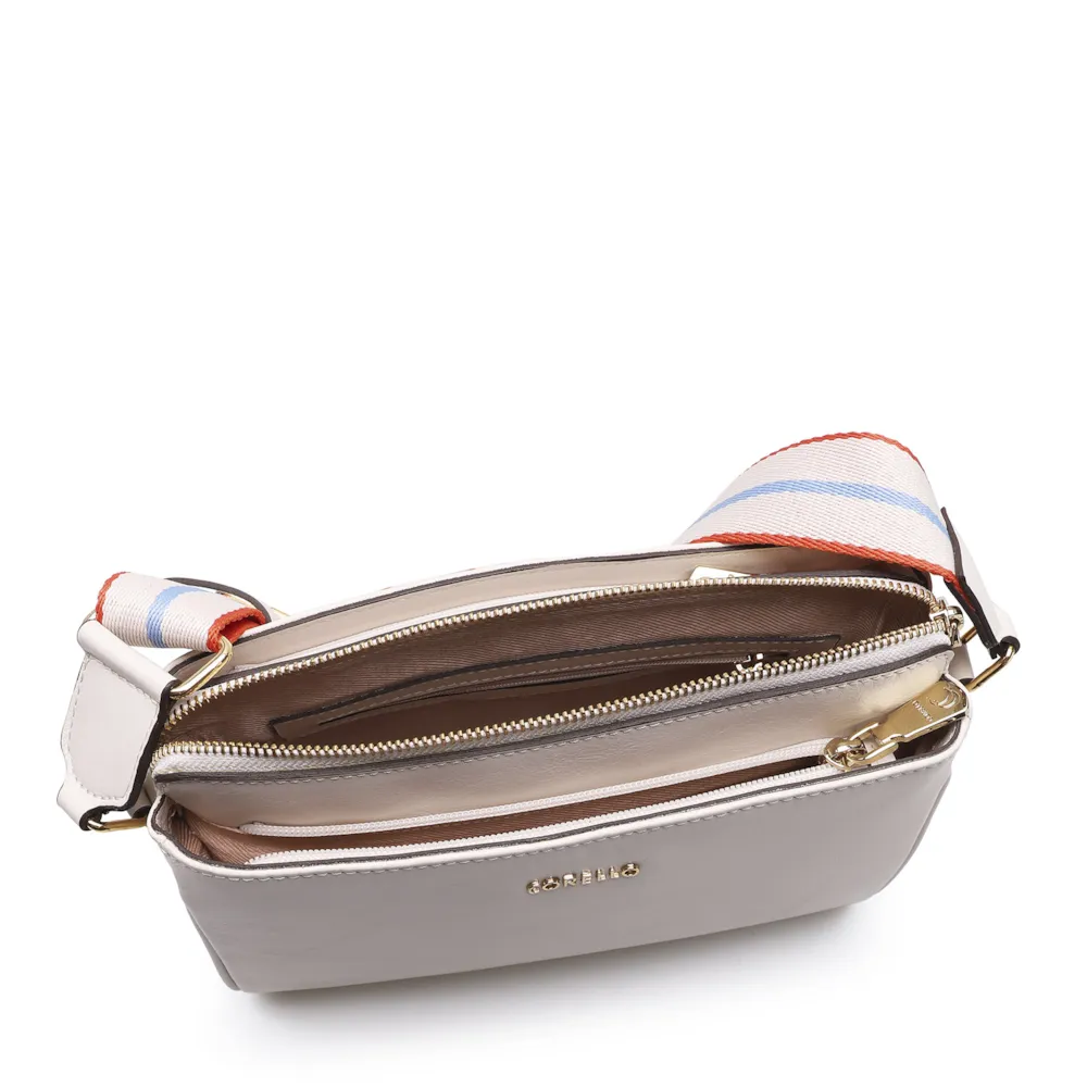 Bolsa Transversal Agnes Couro Off White - imagem 5
