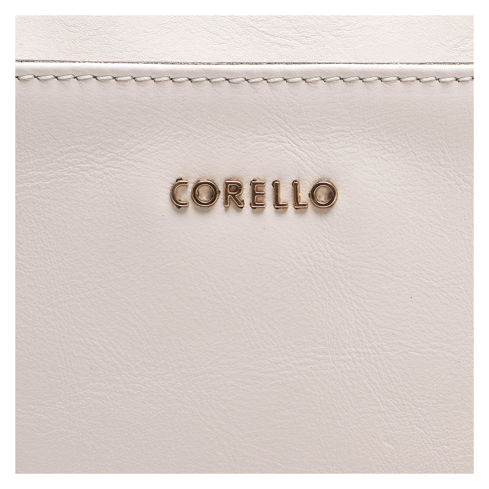 Bolsa Transversal Agnes Couro Off White