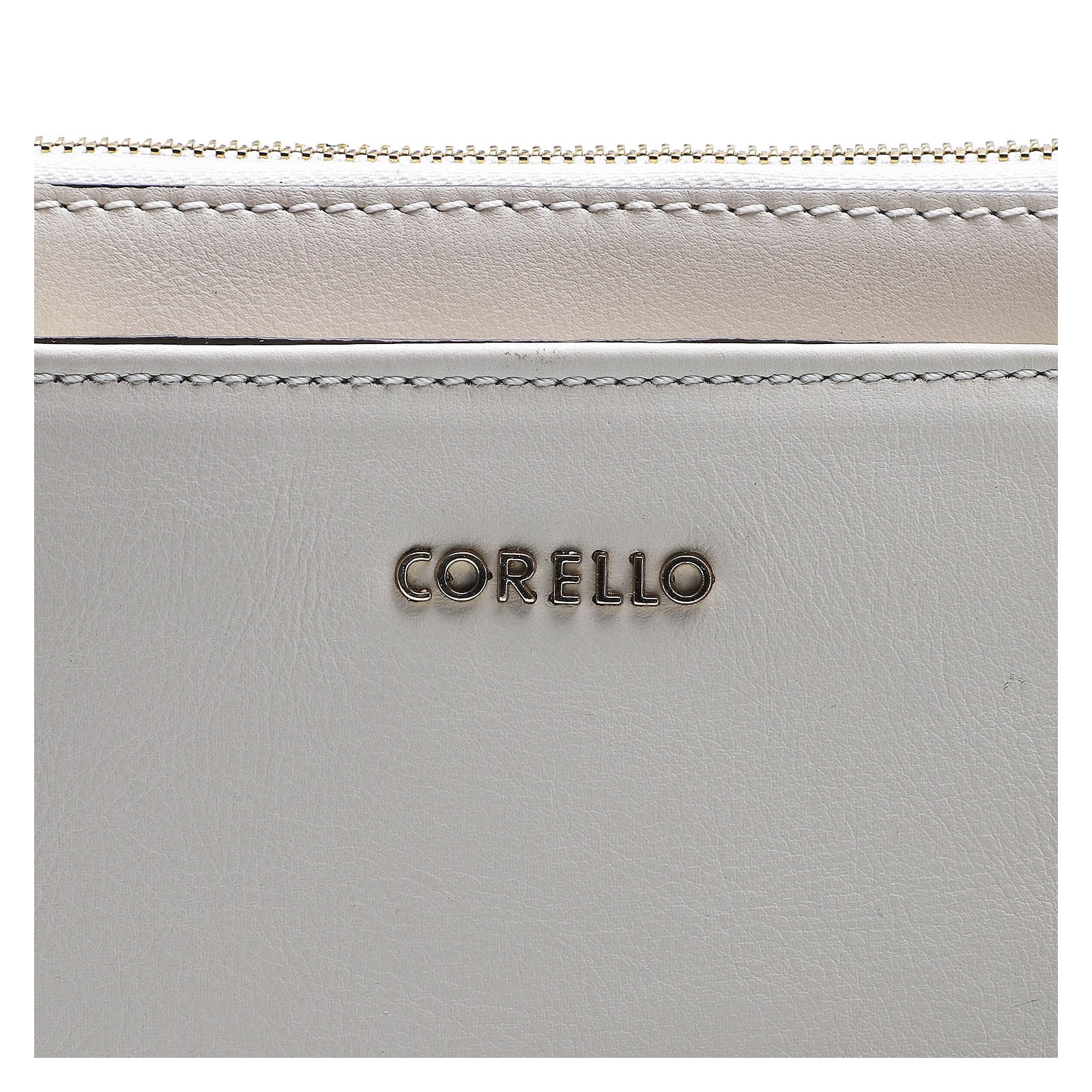 Bolsa Transversal Agnes Couro Off White