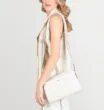 Bolsa Transversal Agnes Couro Off White - imagem 2