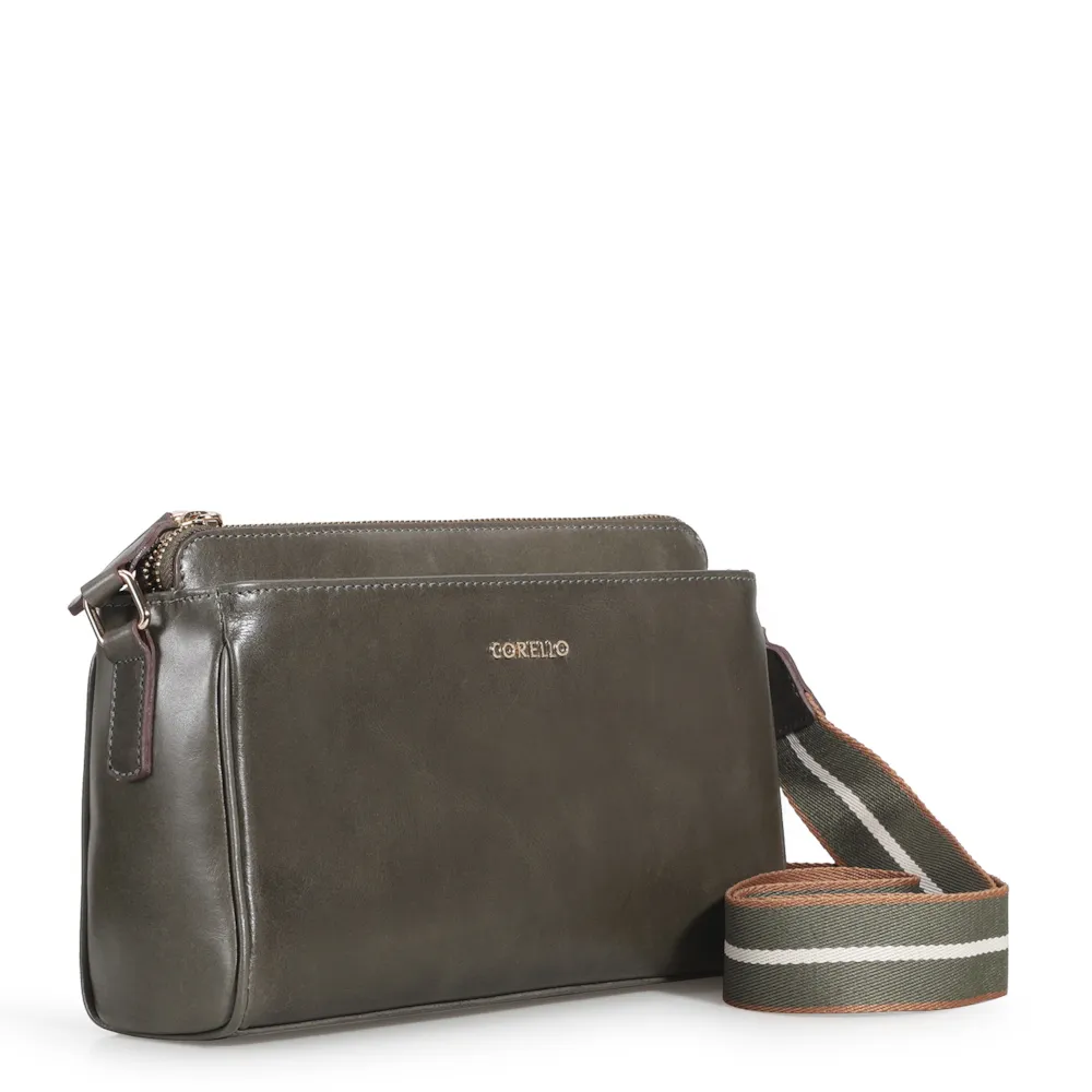 Bolsa Transversal Agnes Couro Verde - imagem 3