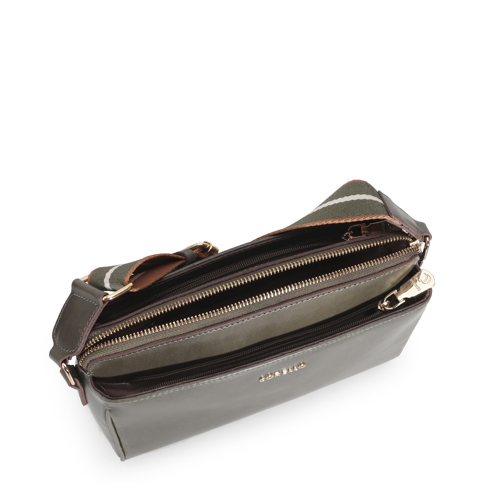 Bolsa Transversal Agnes Couro Verde