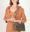 Bolsa Transversal Agnes Couro Verde - imagem 8
