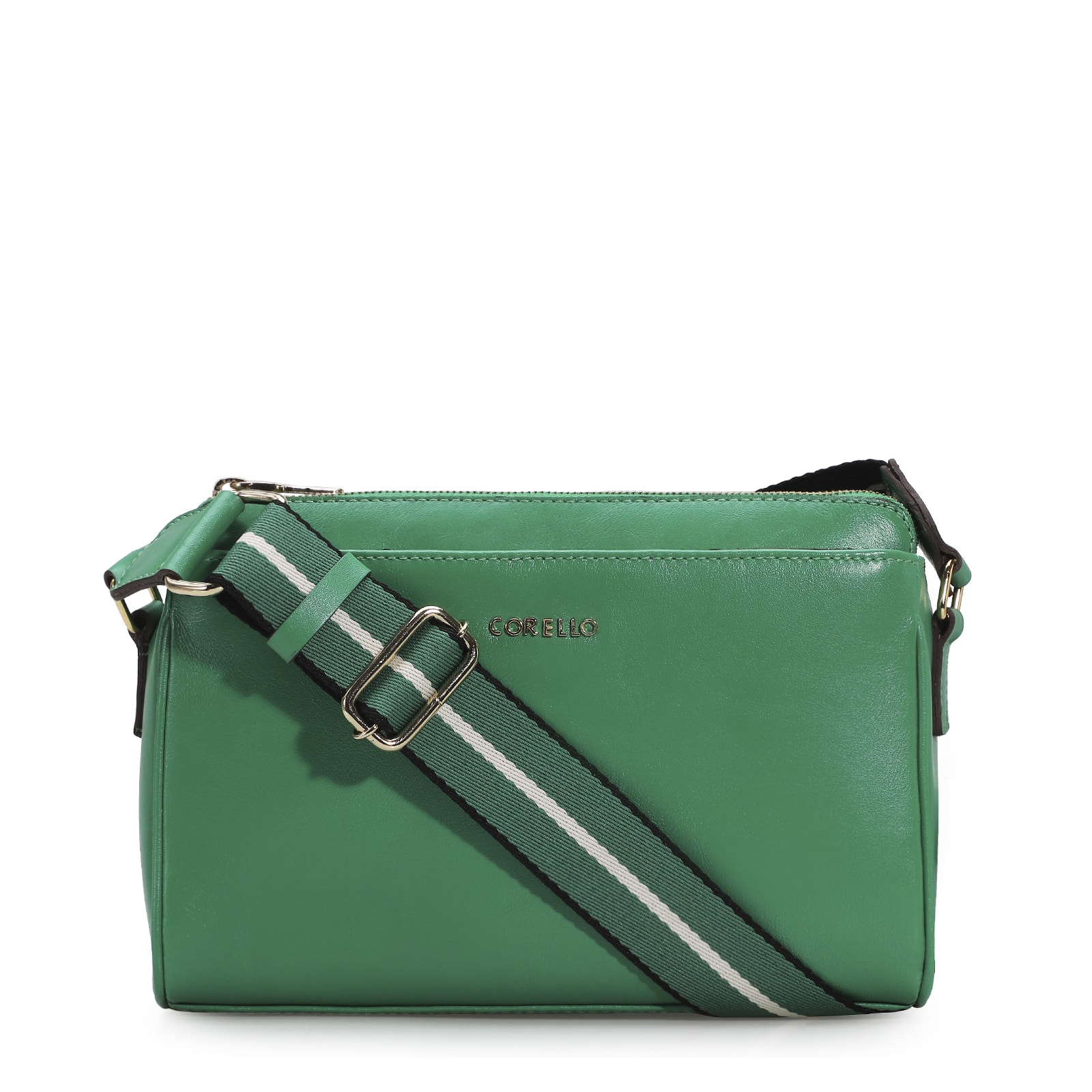 Bolsa Transversal Agnes Couro Verde