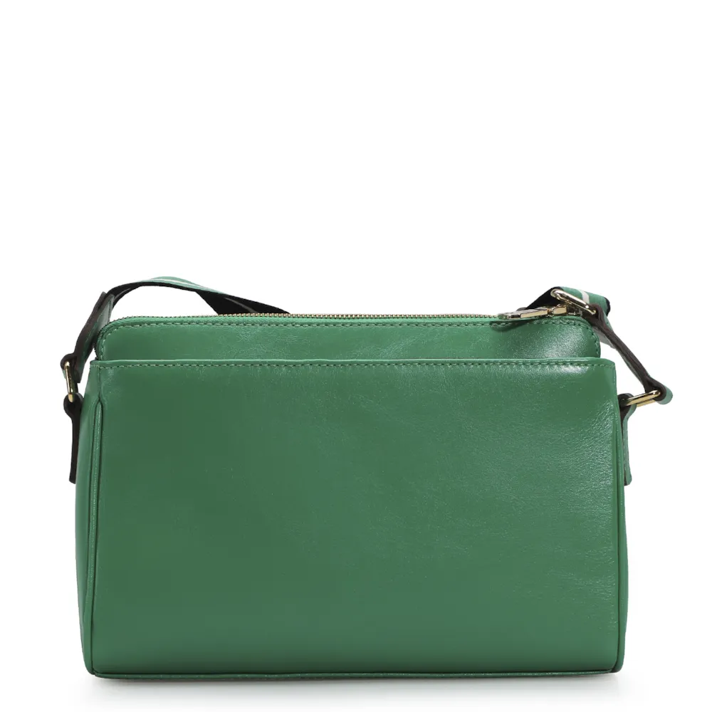 Bolsa Transversal Agnes Couro Verde - imagem 3