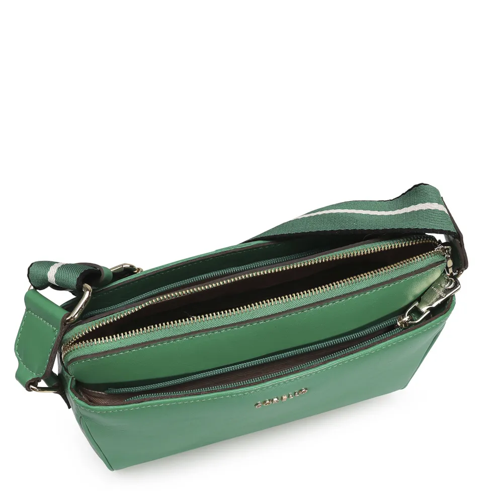 Bolsa Transversal Agnes Couro Verde - imagem 4