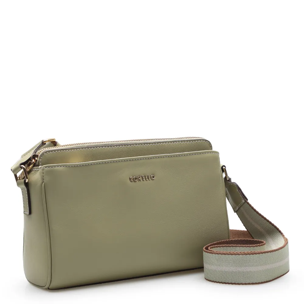 Bolsa Transversal Agnes Couro Verde - imagem 3