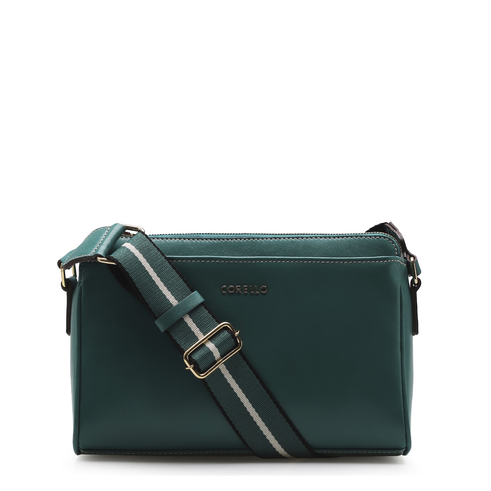 Bolsa Transversal Agnes Couro Verde