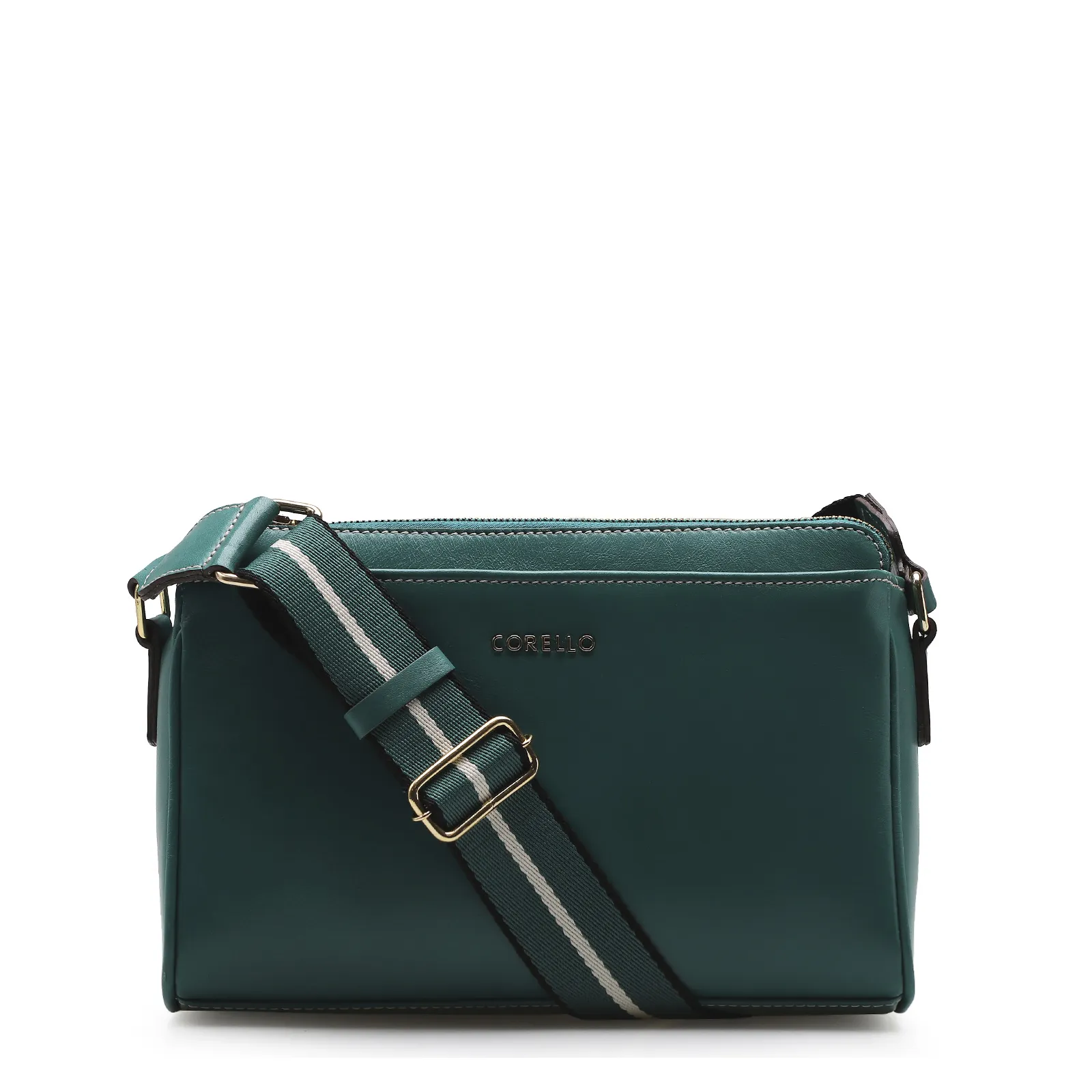 Bolsa Transversal Agnes Couro Verde