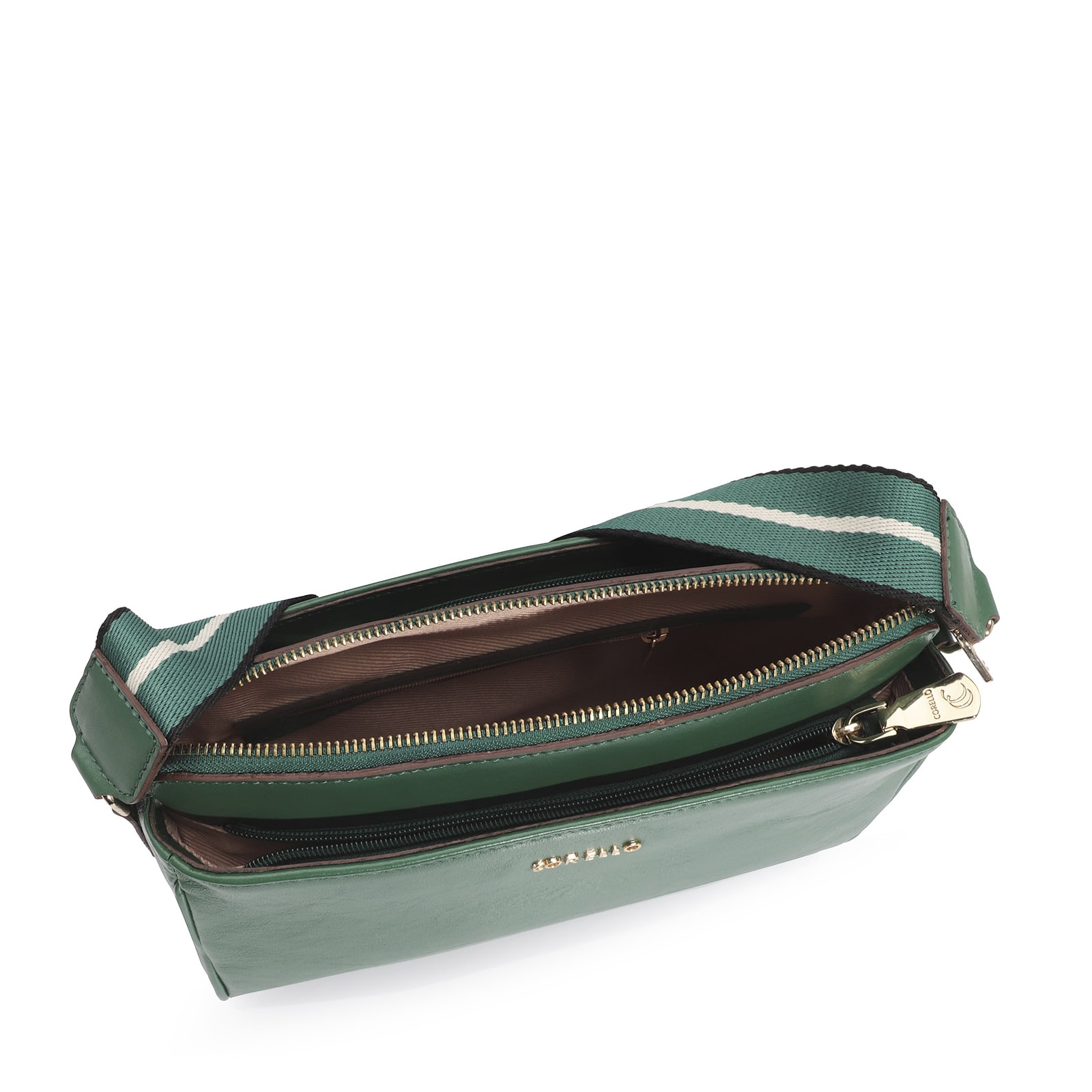 Bolsa Transversal Agnes Couro Verde