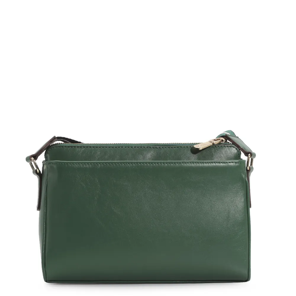 Bolsa Transversal Agnes Couro Verde - imagem 3