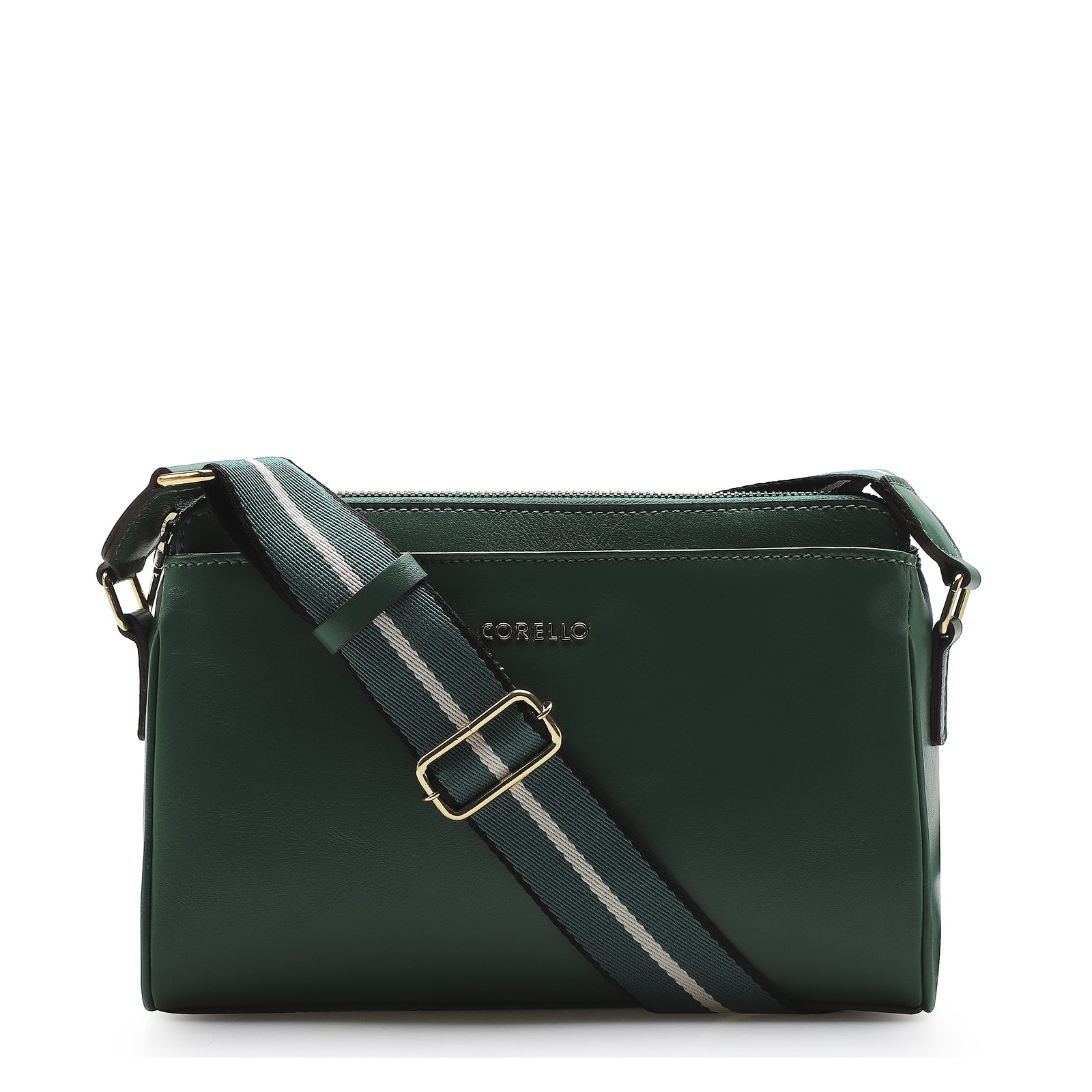 Bolsa Transversal Agnes Couro Verde Floresta