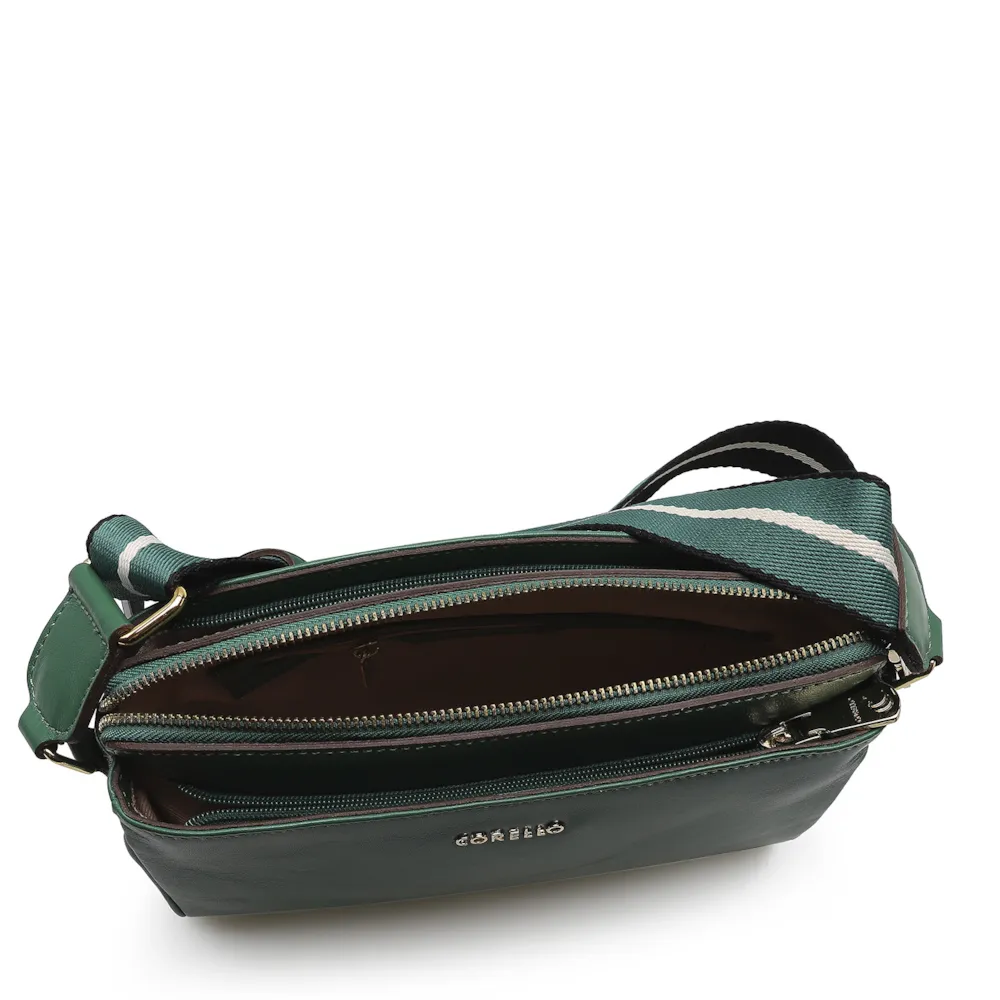 Bolsa Transversal Agnes Couro Verde Floresta - imagem 4