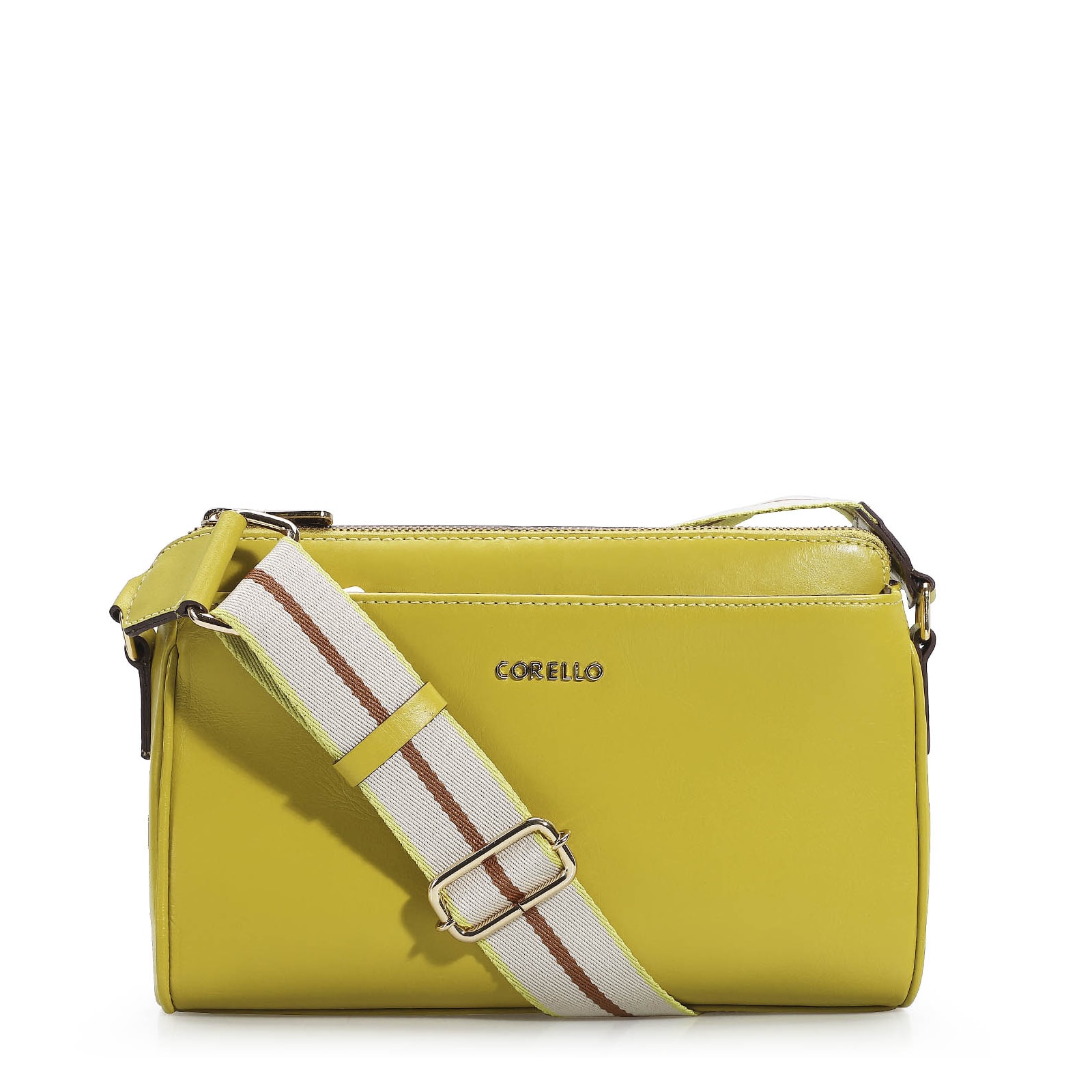 Bolsa Transversal Agnes Couro Verde Lima