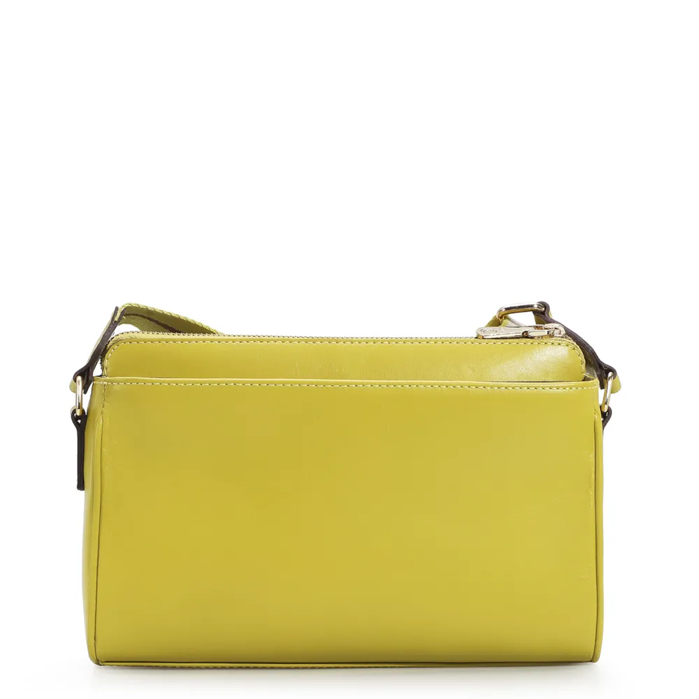 Bolsa Transversal Agnes Couro Verde Lima - imagem 3