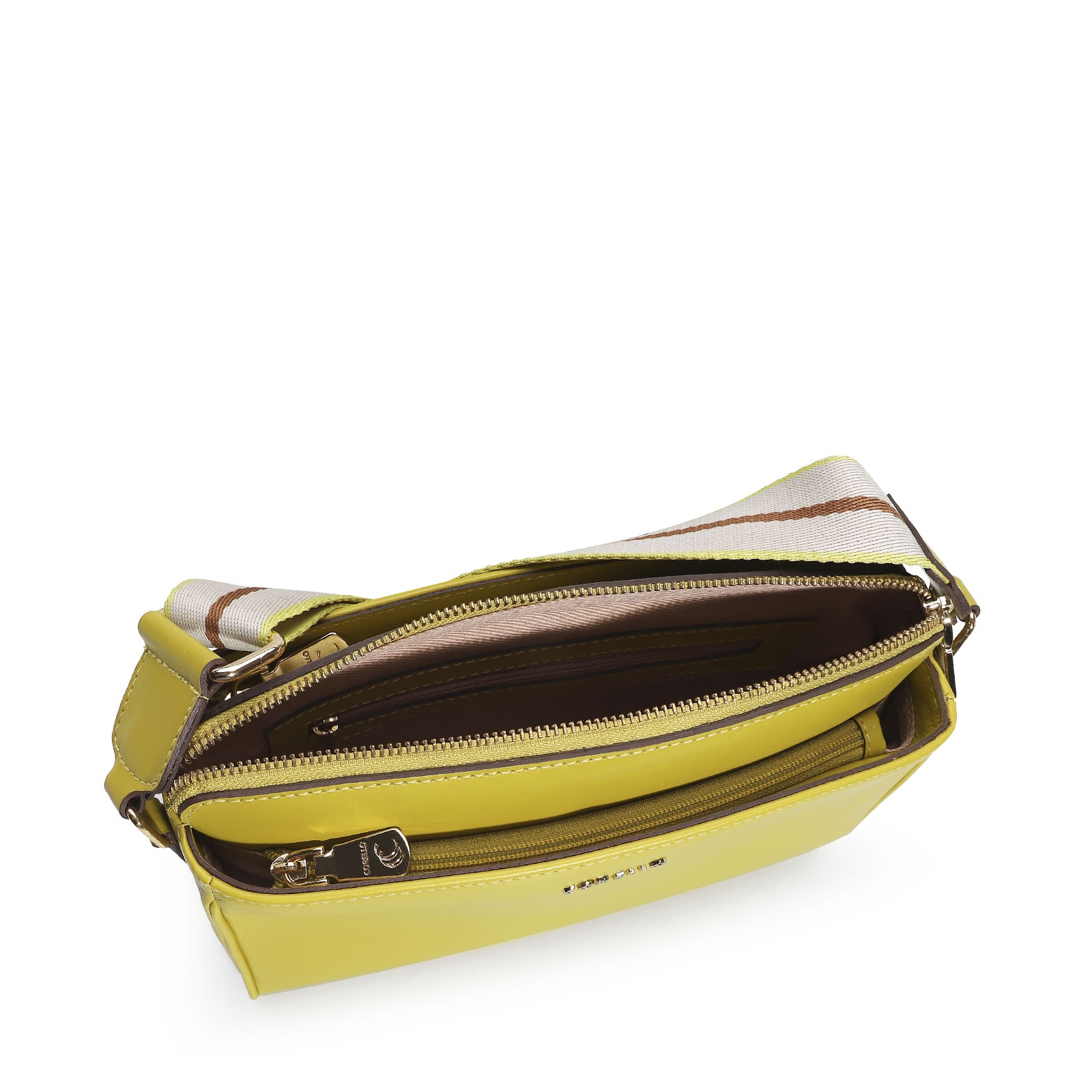 Bolsa Transversal Agnes Couro Verde Lima