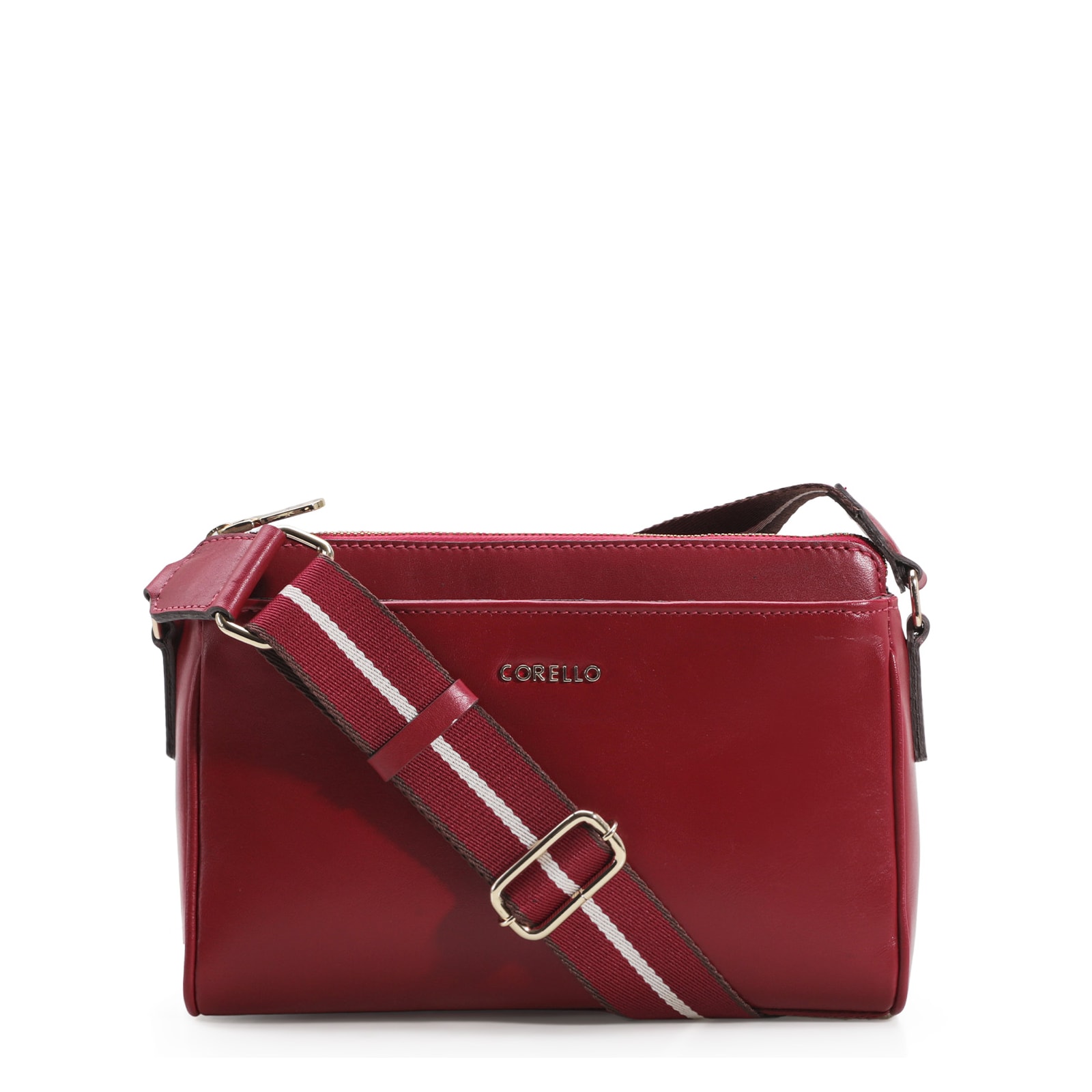 Bolsa Transversal Agnes Couro Vermelho