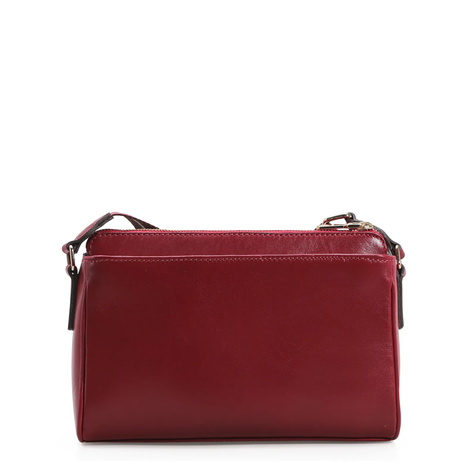 Bolsa Transversal Agnes Couro Vermelho