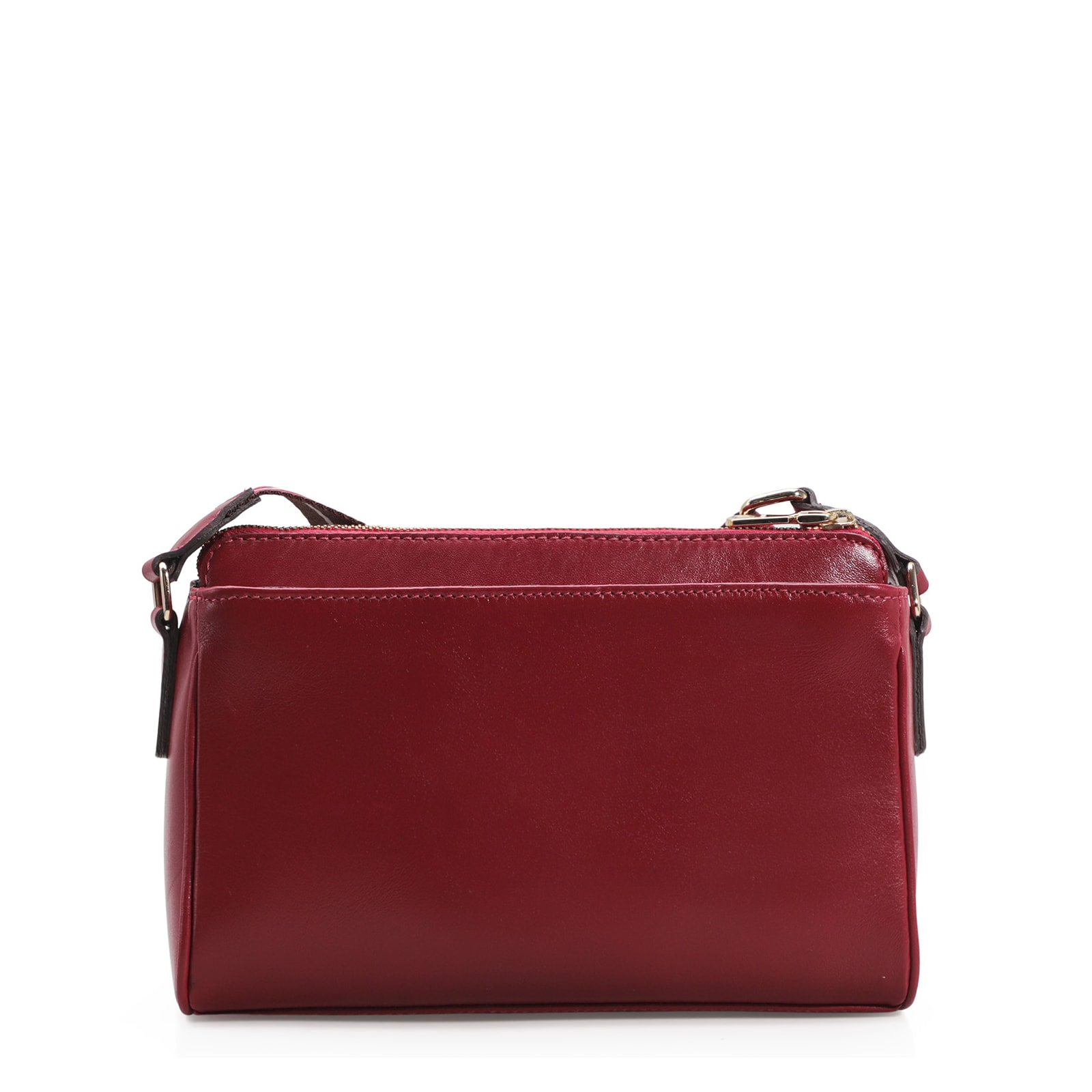 Bolsa Transversal Agnes Couro Vermelho