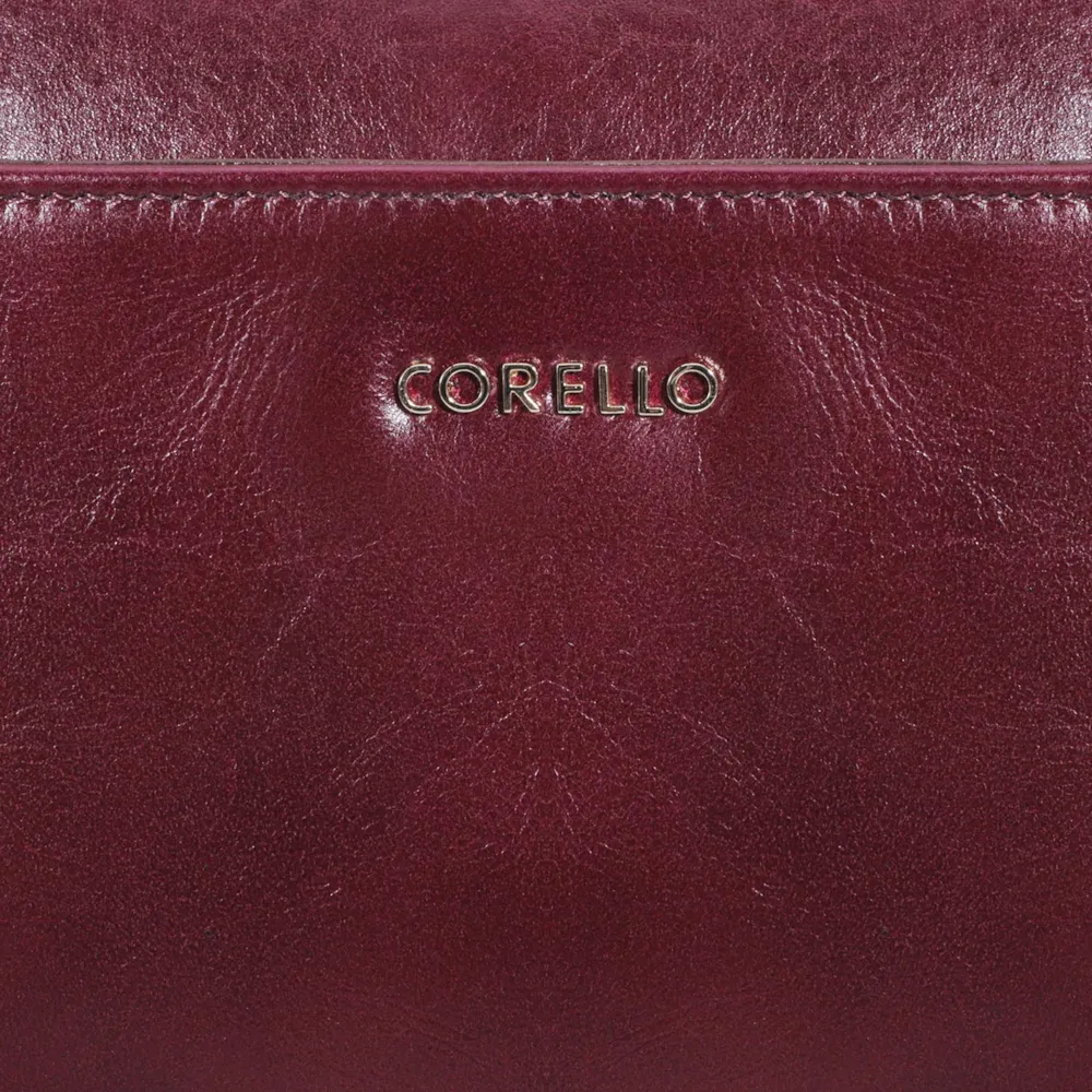 Bolsa Transversal Agnes Couro Vinho - imagem 6