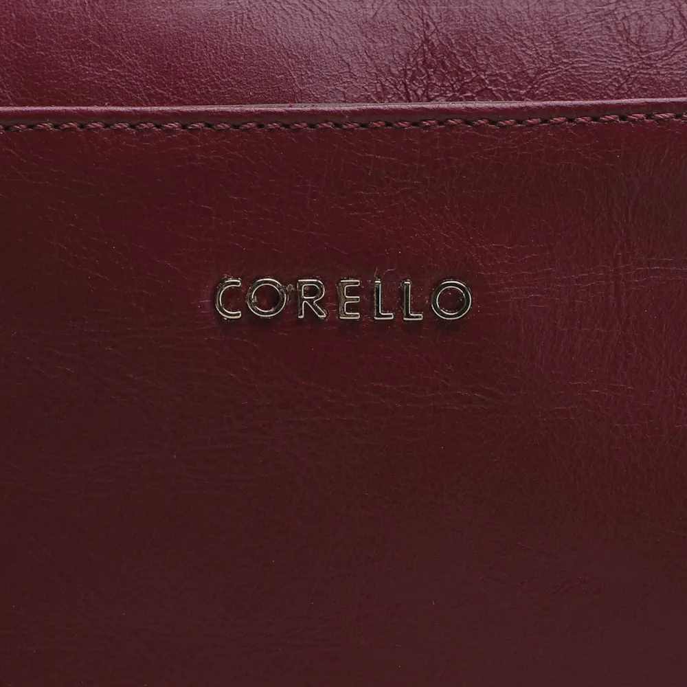 Bolsa Transversal Agnes Couro Vinho - imagem 5