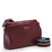 Bolsa Transversal Agnes Couro Vinho - imagem 2