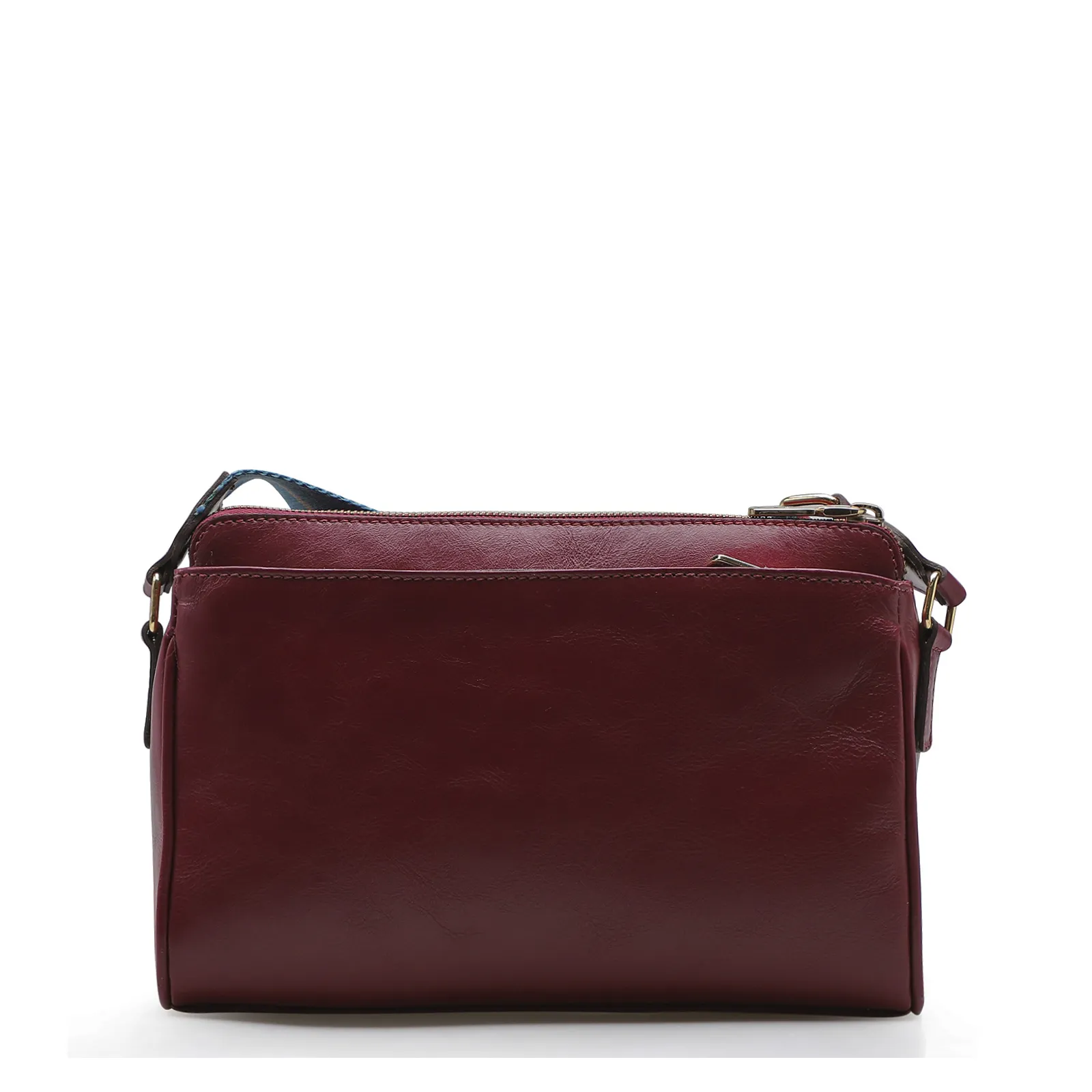 Bolsa Transversal Agnes Couro Vinho