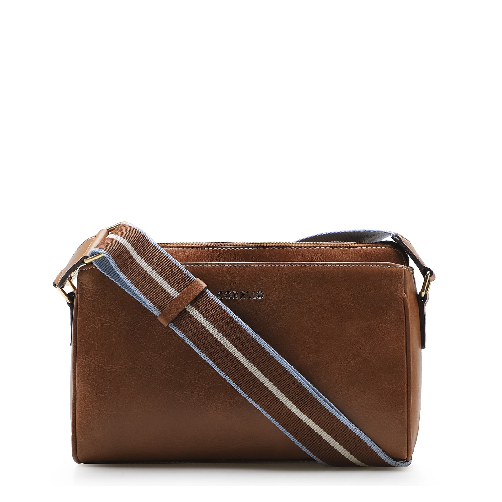 Bolsa Transversal Agnes Cuoio/Faixa