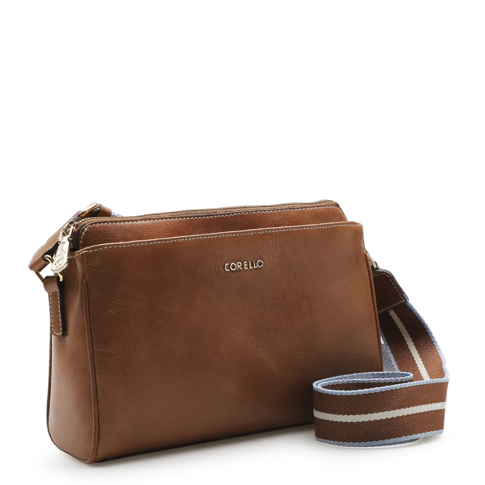 Bolsa Transversal Agnes Cuoio/Faixa - imagem 2