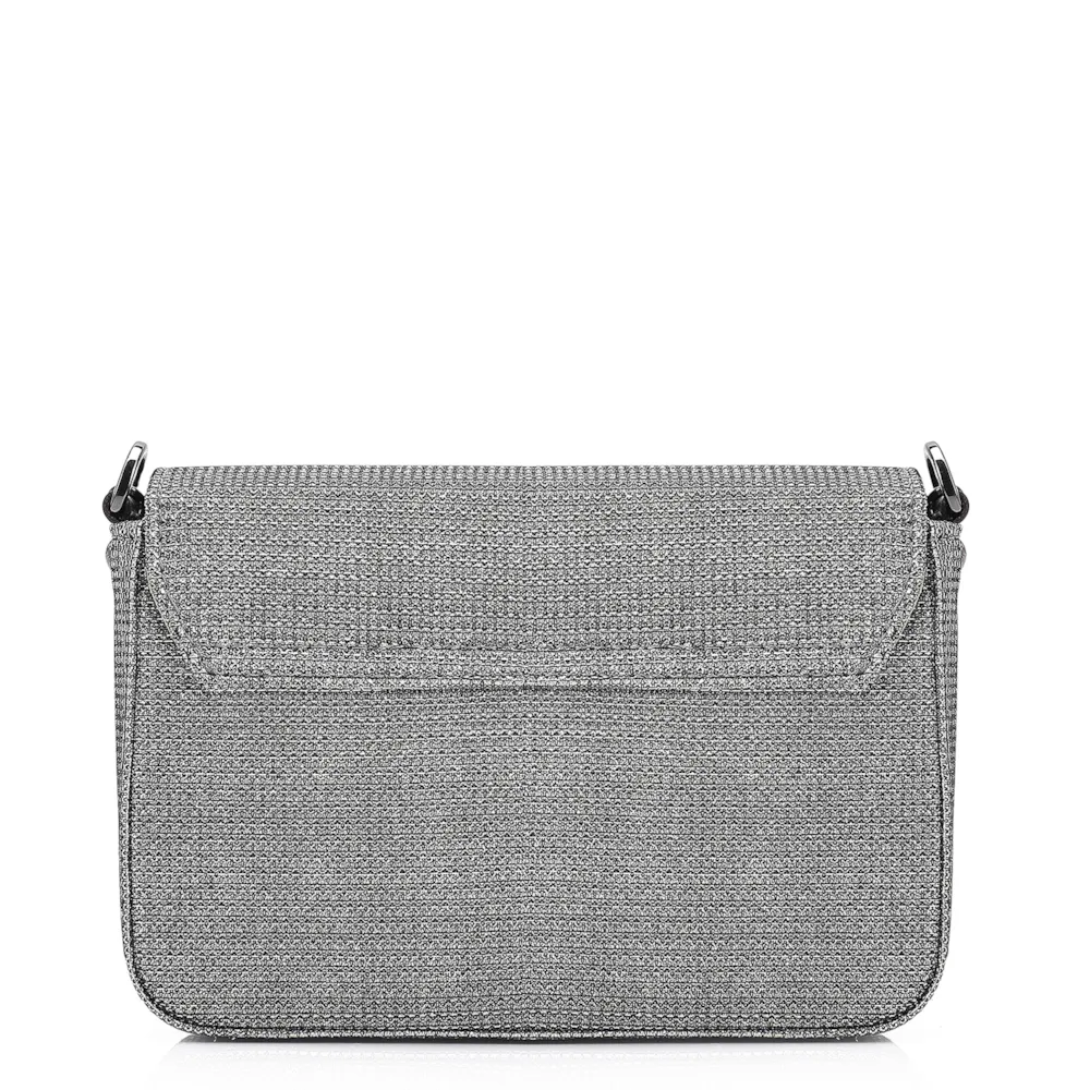 Bolsa Transversal Alt Glitter Prata - imagem 3