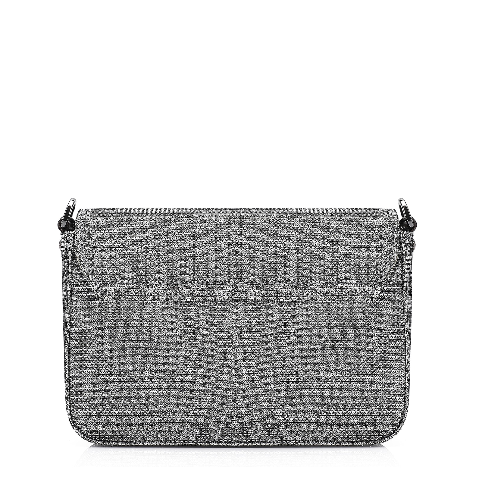 Bolsa Transversal Alt Glitter Prata