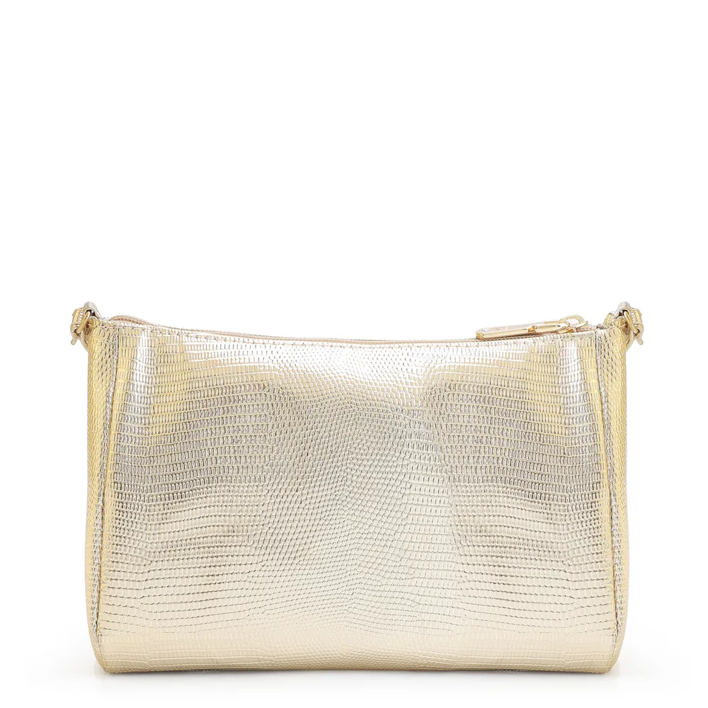 Bolsa Transversal Alt Lezard Dourado - imagem 3