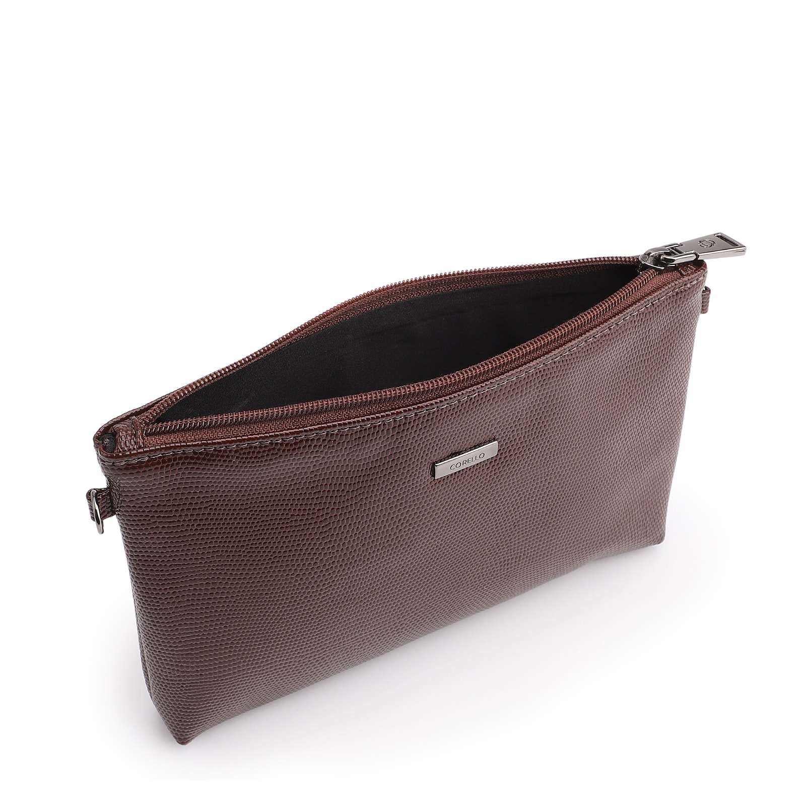 Bolsa Transversal Alt Lezard Marrom