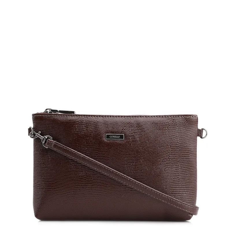 Bolsa Transversal Alt Lezard Marrom