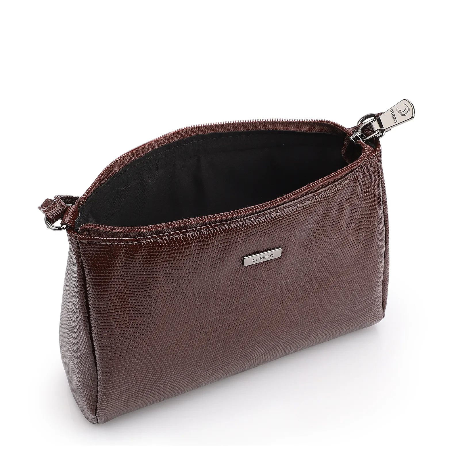 Bolsa Transversal Alt Lezard Marrom